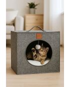 Cuccia per animali Kitty grigia - 40x40x38 cm