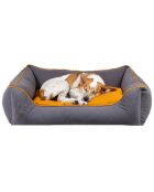 Lucy Dog & Cat M Hundebett, grau, 55 x 75 x 20 cm