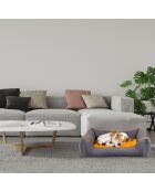 Lucy Dog & Cat M Hundebett, grau, 55 x 75 x 20 cm