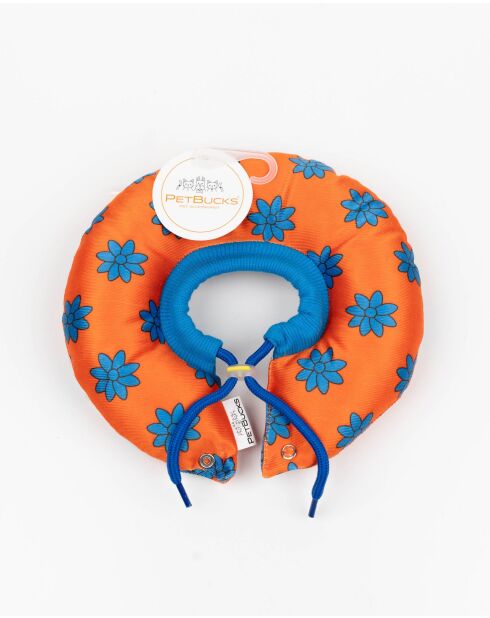 Elizabeth S oranje donutketting voor huisdieren