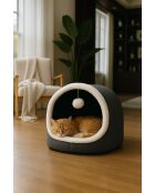 Cuccia per gatti Alaska STD antracite - 40x35x35 cm