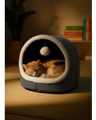 Cuccia per gatti Alaska STD antracite - 40x35x35 cm