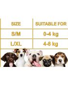 Chaussures pour chien S/M jaunes