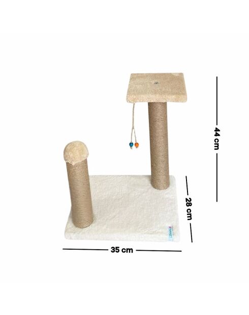 Albero per gatti Else beige - 35x28x44 cm