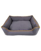 Cama gris para mascotas Lucy Dog & Cat S - 40x55x18 cm