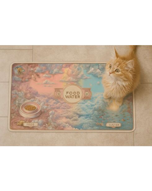 Paspet9 beige kommat - 40x70 cm