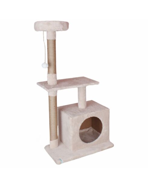 Liora beige kattenhuis - 50x35x106 cm