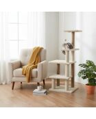 Albero per gatti Alessi beige - 45x45x117 cm