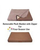 Cuccia per animali domestici Pure Comfort marrone - 90x110x11 cm