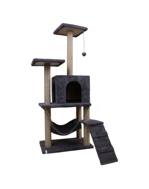 Midas kattenhuis antraciet - 50x30x125 cm