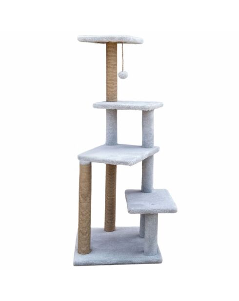 Krabpaal voor kat Alessi grijs - 45x45x117 cm