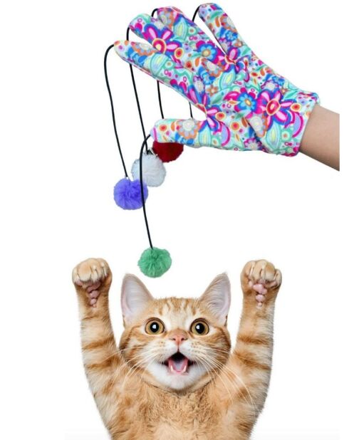 Giocattolo per gatti multicolore Miyav 1015 - 45x10 cm