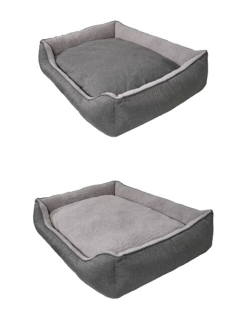Zeus M grijs huisdierenbed - 55x75x20 cm