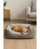 Zeus M grijs huisdierenbed - 55x75x20 cm