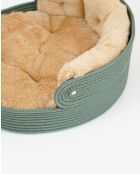 Maxie kaki dierenmand - D.48 cm