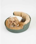 Maxie kaki dierenmand - D.48 cm