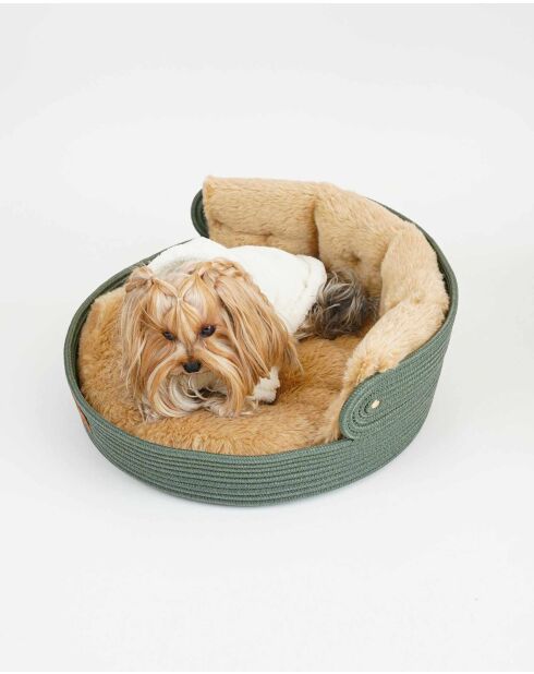Maxie kaki dierenmand - D.48 cm