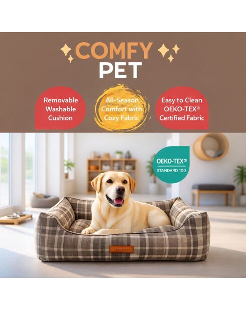 Comfy Pet L beige huisdierenbed - 58x70x22 cm