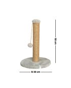 Tiragraffi per gatti Coris grigio - 30x52 cm