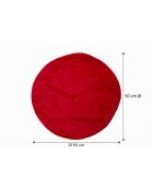Couverture pour chat rouge - 50x50 cm