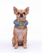 Collar de rosquillas azules con forma de mascota Elizabeth L