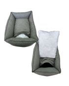 Vanilla M groen huisdierenbed - 40x55x18 cm