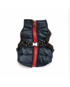 Tasmali XL hondenvest donkerblauw/rood