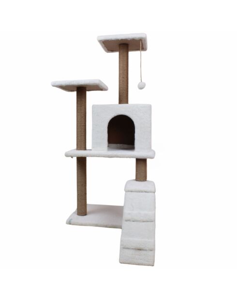 Maison pour chat Arden blanche - 50x35x125 cm