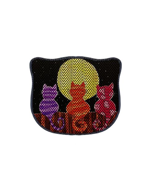 Kdkafa0107 kattenbakmat zwart - 40x50 cm