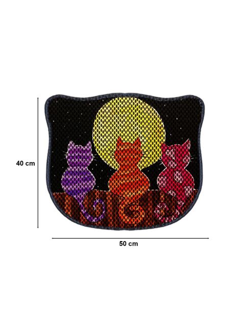 Kdkafa0107 kattenbakmat zwart - 40x50 cm