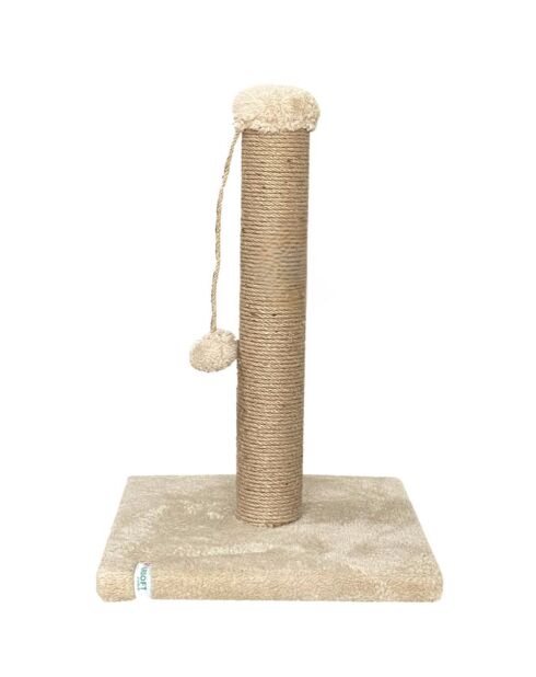 Griffoir pour chat Luca beige - 30x30x42 cm