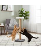 Griffoir pour chat Barco anthracite - 37,5x37,5x84 cm