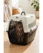 Tiertransportbox 5096-R-1 grau - 49x35x32,5 cm