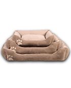 Lucy Dog & Cat S beige huisdierenbed - 40x55x18 cm
