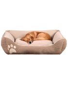Lucy Dog & Cat S beige huisdierenbed - 40x55x18 cm