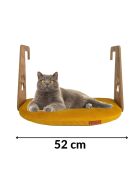 Termosifone letto per animali giallo - 52x35 cm
