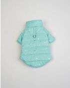 Angel Glow Coat M blauer Hunde-Hoodie