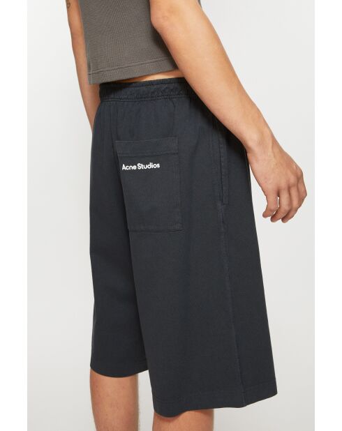 Short Jersey Logo Stamp – Acne Studios – Noir