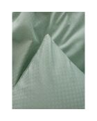 Juego de funda de edredón con 2 fundas de almohada, algodón liso, jacquard, color salvia