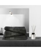 Set van 3 maxi-badlakens van antraciet katoen - 100x150 cm