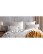 Parure housse de couette avec 2 taies d'oreiller en coton imprimé multicolore
