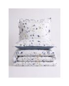 Parure housse de couette avec 2 taies d'oreiller en coton imprimé multicolore