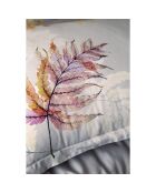 Parure housse de couette avec 2 taies d'oreiller satin de en coton imprimé multicolore - 240x220 cm