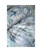 Parure housse de couette avec 2 taies d'oreiller en coton imprimé verte