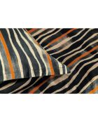 Parure housse de couette avec 2 taies d'oreiller satin de en coton imprimé multicolore - 240x220 cm