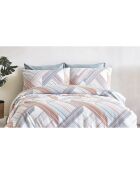 Juego de fundas nórdicas de algodón multicolor con 2 fundas de almohada, 200 x 200 cm