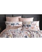 Parure housse de couette avec 2 taies d'oreiller en coton imprimé multicolore - 200x200 cm
