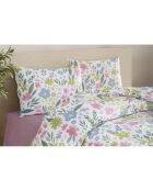 Set copripiumino in cotone stampato multicolore con federa -140x200 cm