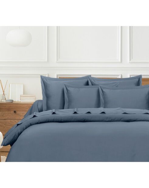 Housse de couette en coton bleue - 200x200 cm