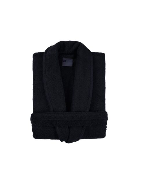Peignoir homme en coton noir
